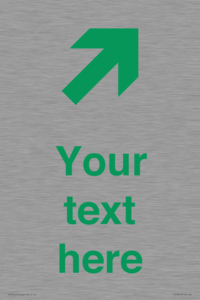 Custom Safe Condition inverse: Green Up right arrow